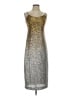J.Crew Collection 100% Polyloom Metallic Silver Cocktail Dress Size 0 - photo 1