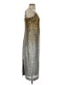 J.Crew Collection 100% Polyloom Metallic Silver Cocktail Dress Size 0 - photo 4