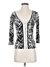 August Silk Silver 3/4 Sleeve Top Size S (petite) - photo 1