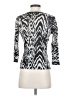 August Silk Silver 3/4 Sleeve Top Size S (petite) - photo 2