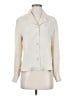 Assorted Brands 100% Silk Ivory Long Sleeve Silk Top Size P (petite) - photo 1