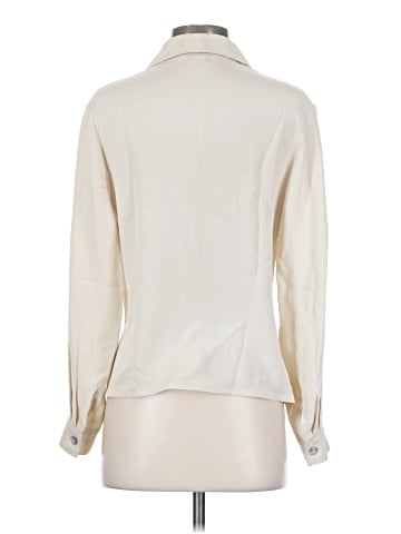 Assorted Brands Long Sleeve Silk Top (view 2)