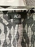 AGB Graphic Silver Short Sleeve Blouse Size S - photo 7