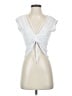 Open Edit Ivory Sleeveless T-Shirt Size XS - photo 1