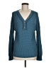 Hailey & Co. Teal Long Sleeve Blouse Size M - photo 1