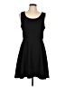 Express Solid Black Casual Dress Size L - photo 1