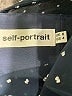 Self-Portrait 100% Polyester Polka Dots Black Blue Sleeveless Blouse Size 4 - photo 16