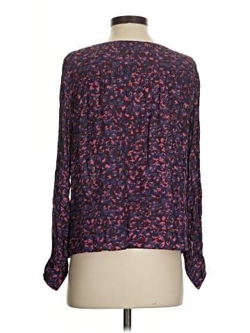 Parker Long Sleeve Silk Top (view 2)