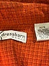 DressBarn Houndstooth Orange Long Sleeve Button-Down Shirt Size 14 - 16 - photo 7
