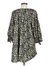 Paisley Vine 100% Polyester Black 3/4 Sleeve Blouse Size M - photo 2