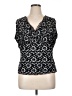 Amanda Smith Black Sleeveless Blouse Size XL - photo 1