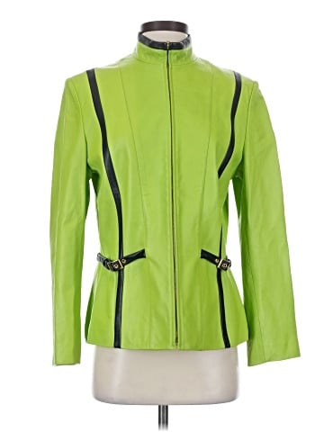 St. John Sport Leather Jacket (view 1)
