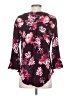 Elle Burgundy 3/4 Sleeve Blouse Size S - photo 2