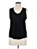 Topshop Black Sleeveless T-Shirt Size 8 - photo 1