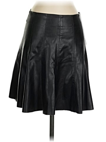 Zara Faux Leather Skirt (view 1)