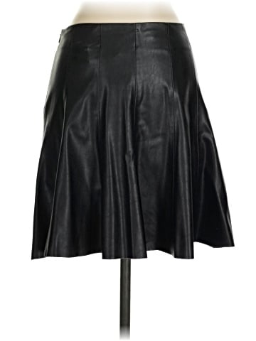 Zara Faux Leather Skirt (view 2)