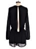 Lucca Couture 100% Polyester Solid Black Romper Size S - photo 2