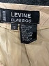 Levine Classics Chevron-herringbone Tan Dress Pants Size 12 - photo 7
