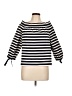 J.Crew 100% Cotton Black 3/4 Sleeve Blouse Size L - photo 1