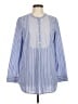 Old Navy Stripes Blue Long Sleeve Blouse Size M - photo 1