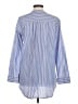 Old Navy Stripes Blue Long Sleeve Blouse Size M - photo 2