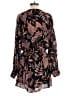 Dress Forum 100% Rayon Print Brown Black Romper Size S - photo 2