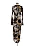 Venus Animal Print Black Cocktail Dress Size S - photo 2