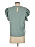 Shein 100% Polyester Green Short Sleeve Blouse Size 4 - photo 2