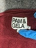 Pam & Gela Burgundy Pullover Sweater Size S - photo 7