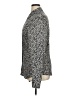 PaperWhite 100% Rayon Animal Print Black Long Sleeve Blouse Size 16 - photo 5