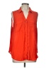 Torrid 100% Polyester Orange Sleeveless Blouse Size Lg Plus (0) - photo 1