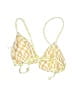 Volcom Checkered-gingham Yellow Green Swimsuit Top Size XXS (estimated) - photo 2