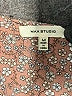 Max Studio 100% Polyester Brown 3/4 Sleeve Blouse Size M - photo 7