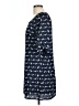 Lily Rose 100% Polyester Print Blue Casual Dress Size L - photo 5