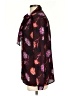 Halogen 100% Polyester Floral Burgundy Long Sleeve Blouse Size S - photo 5