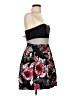 Ruby Rox Floral Black Cocktail Dress Size 11 - photo 4