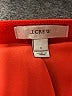 J.Crew 100% Polyester Solid Orange Formal Skirt Size 6 - photo 4