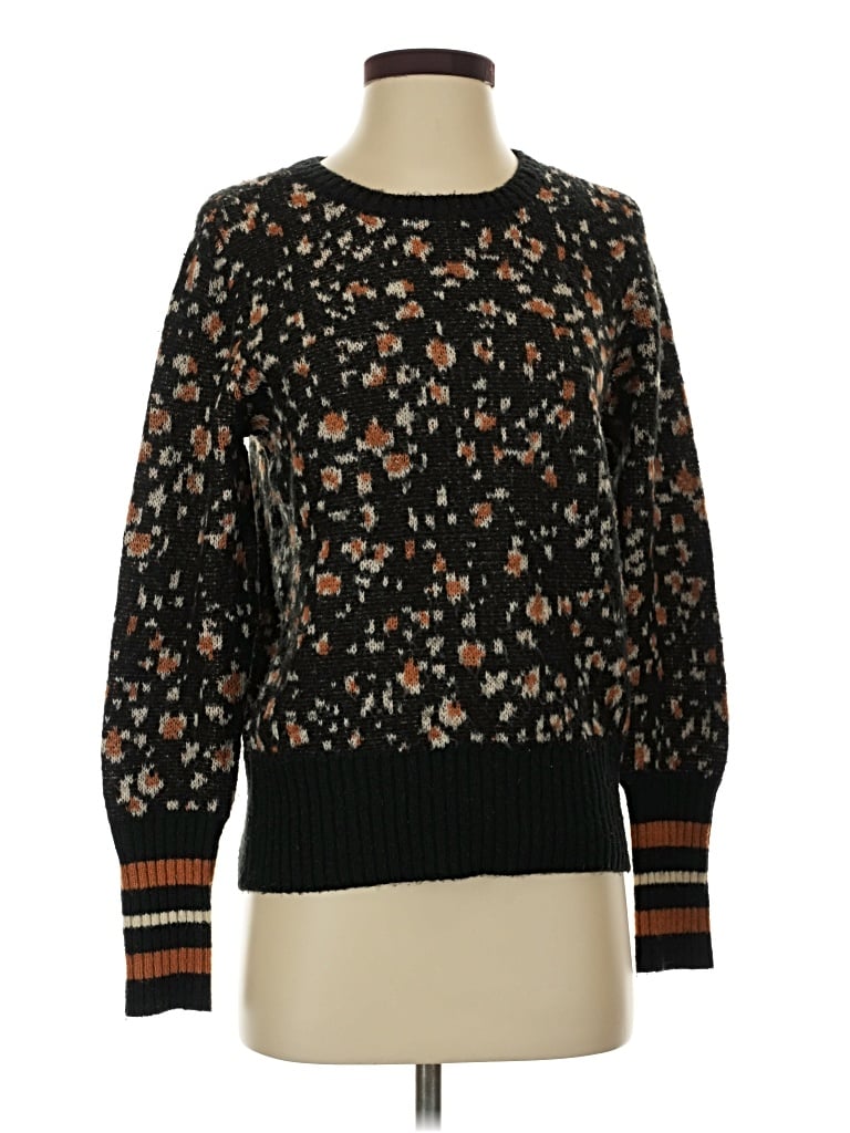 Pre-owned Saltwater Luxe Pullover Sweater In Black