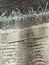 Ann Taylor LOFT Chevron-herringbone Silver Pullover Sweater Size XS - photo 7