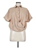 Forever 21 Tan Short Sleeve Blouse Size M - photo 1