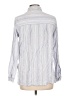 Athleta Stripes Blue Long Sleeve Button-Down Shirt Size L - photo 2