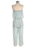 Cupcakes & Cashmere Stripes Blue Jumpsuit Size S - photo 2