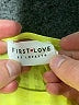 First Love 100% Polyester Yellow Short Sleeve Blouse Size L - photo 7