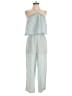 Cupcakes & Cashmere Stripes Blue Jumpsuit Size S - photo 1