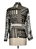 Ruby Rd. 100% Polyester Silver Gray Long Sleeve Blouse Size 10 (petite) - photo 2