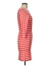 Soprano Stripes Red Casual Dress Size L - photo 4
