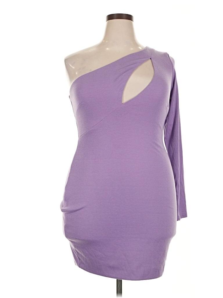 Fashion Nova Cocktail Dress In Purple