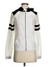 Zine 100% Polyester White Windbreaker Size S - photo 1
