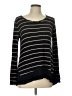 Sinuous Stripes Black Pullover Sweater Size L - photo 1