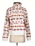 Natural Reflections 100% Polyester Print White Pullover Sweater Size S - photo 1